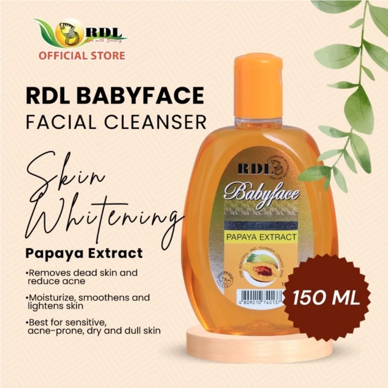 RDL Babyface Facial Cleanser Papaya 150ml