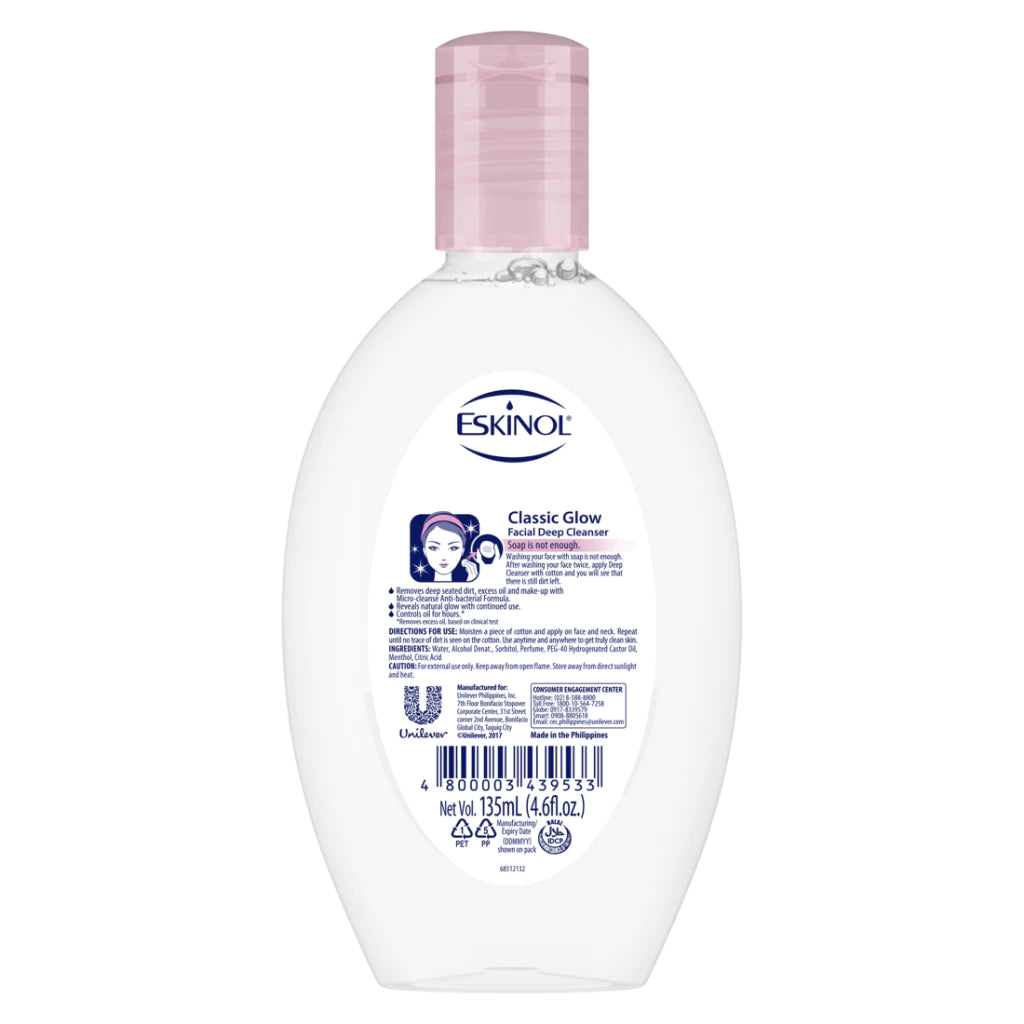 Eskinol Deep Cleanser Classic White 135ml