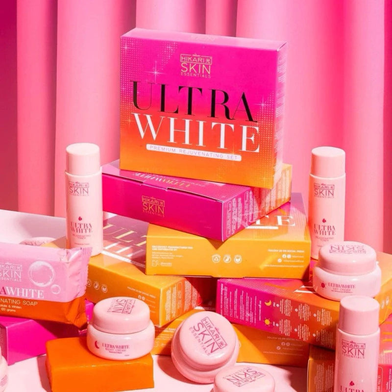 Hikari Skin Essentials Ultra White Premium Rejuvenating Set