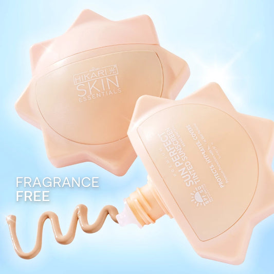 Hikari Skin Tinted Sunscreen Premium Sun Perfect SPF50 New Lightweight PA++++ for all skin types