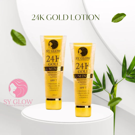 SY GLOW 24K GOLD LUMINOUS LOTION SPF 75 Brightening & Whitening 250ml