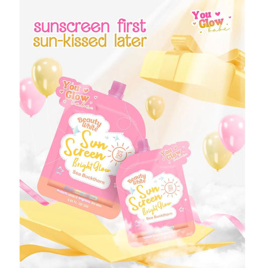 YOU GLOW BABE Beauty White Sunscreen Bright Glow SPF 50 PA+++